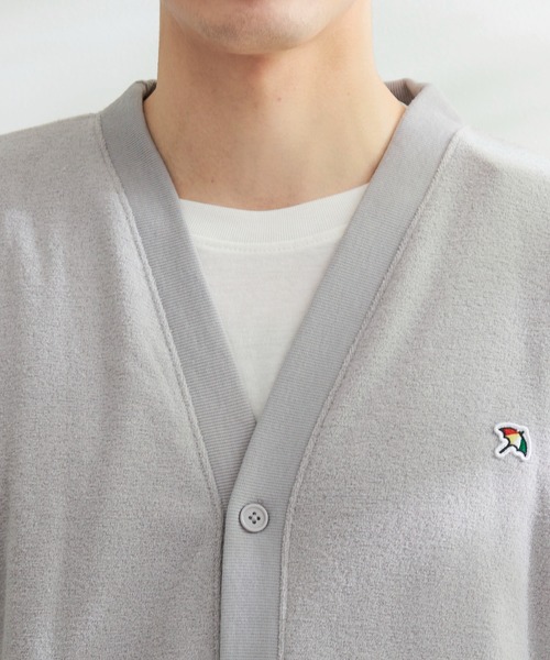 Arnold Palmer（アーノルドパーマー）の「シェア T/Rブークレ カーディガン + ロングTシャツ セット（カーディガン/ボレロ・レディース・グレー/チャコールグレー/グリーン/サックスブルー・L/LL/M/S/XS）」の19枚目の写真