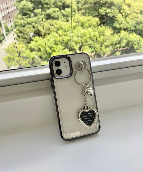 <MONDAY EDITION> ハートチャーム / バッグ&スマホチャーム MONDAY EDITION】Lovely Heart Phone Charm/スマホストラップ (Monday