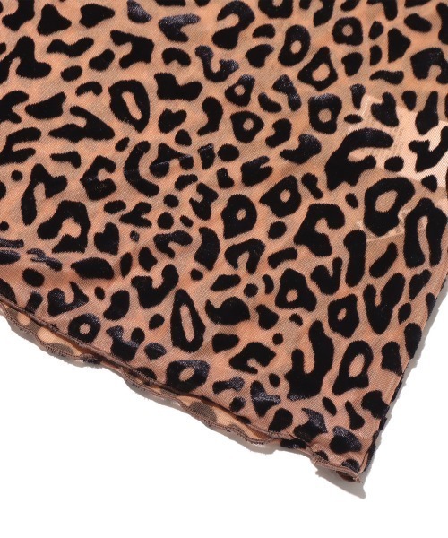 ANNA SUI NYC(アナ スイ エヌ ワイ シー)の「ANNA SUI NYC ベロア風 レオパード トップス 【SP】(Tシャツ/カットソー・レディース・ブラック/ブラウン・FREE)」の13枚目の写真