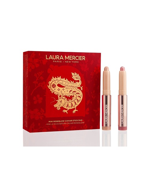 LAURA MERCIER(ローラメルシエ)の「ミニ ローズグロウ キャビア スティック デュオ 2024 リミテッド エディション(アイシャドウ・レディース・ピンク系・FREE)」の1枚目の写真