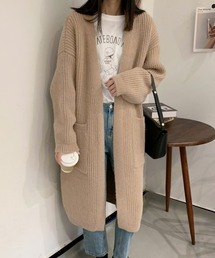 ニットカーディガン レディース体型カバー
