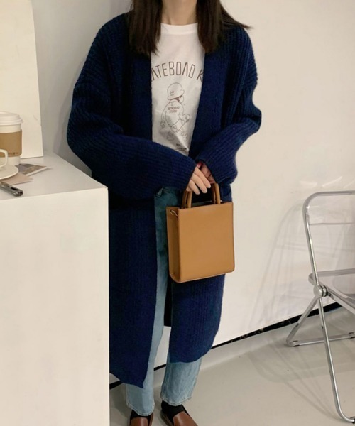Miniministore(ミニミニストア)の「ニットカーディガン レディース体型カバー(カーディガン/ボレロ・レディース・ダークグレー/アイボリー/ベージュ/ネイビー・フリー)」の15枚目の写真