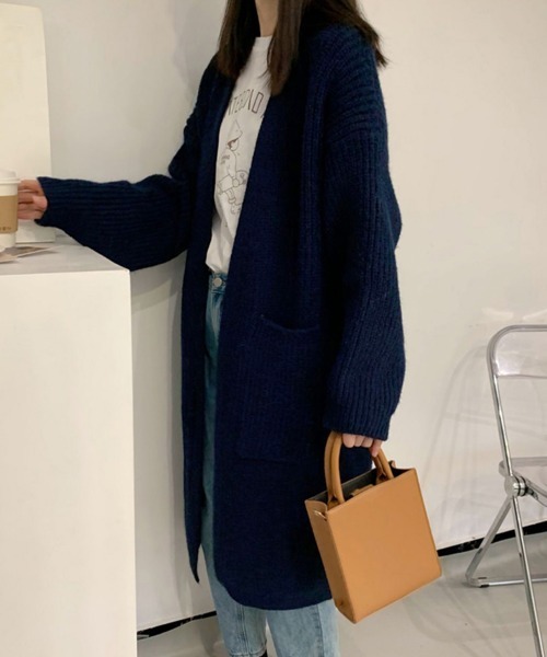 Miniministore(ミニミニストア)の「ニットカーディガン レディース体型カバー(カーディガン/ボレロ・レディース・ダークグレー/アイボリー/ベージュ/ネイビー・フリー)」の16枚目の写真