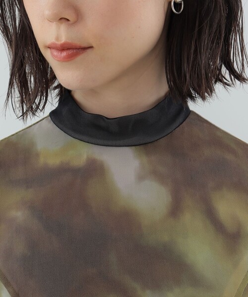 Ray BEAMS（レイビームス）の「Ray BEAMS / グラデーション プリント ワンピース（ワンピース・レディース・ブルー/ブラウン・0/1）」の22枚目の写真