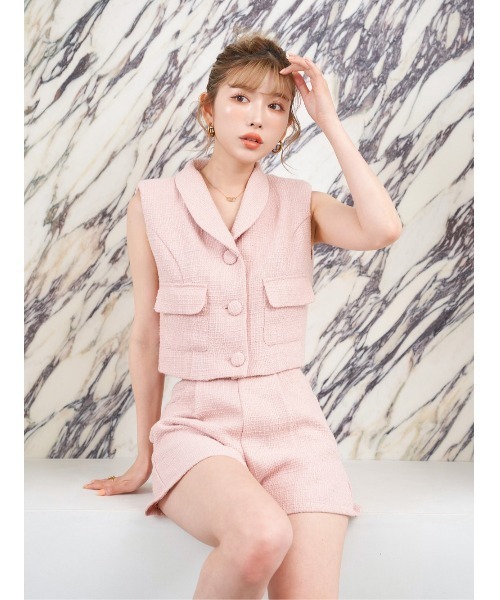 Darich（ダーリッチ）の「サマーツイードセットアップ（ワンピース・レディース・ミント・S）」の3枚目の写真