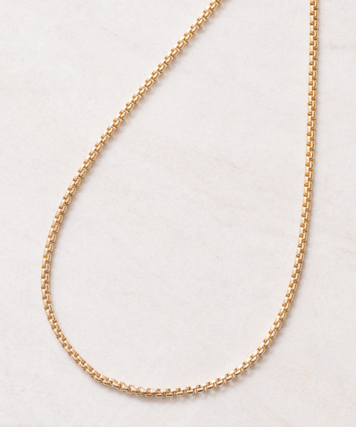 LAURA LOMBARDI BOX CHAIN ネックレス Laura Lombardi（ローラロンバルディ）の「【Laura Lombardi