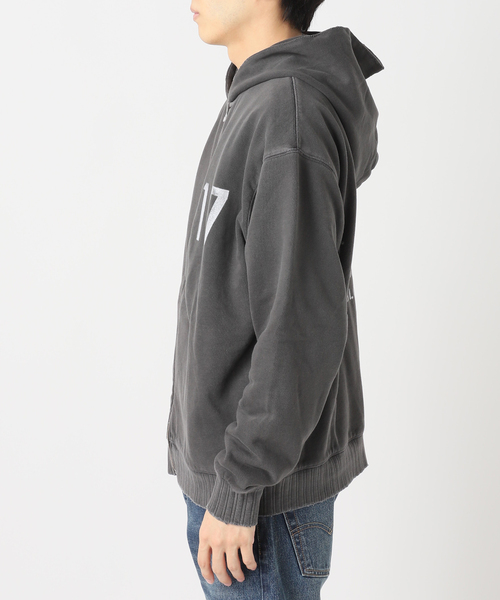 JOURNAL STANDARD relume（ジャーナルスタンダード　レリューム）の「【MR.CLOSET / ミスタークローゼット】 プリントジップパーカー（パーカー・メンズ・ブラック/ネイビー/グリーン/アイボリー・MEDIUM/LARGE）」の12枚目の写真