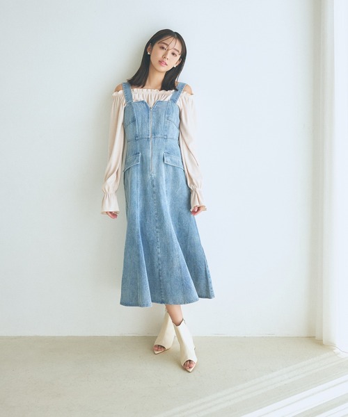mysty woman（ミスティウーマン）の「オープントゥブーツ 994079（ブーツ・レディース・アイボリー/ブラック・LARGE/MEDIUM）」の5枚目の写真
