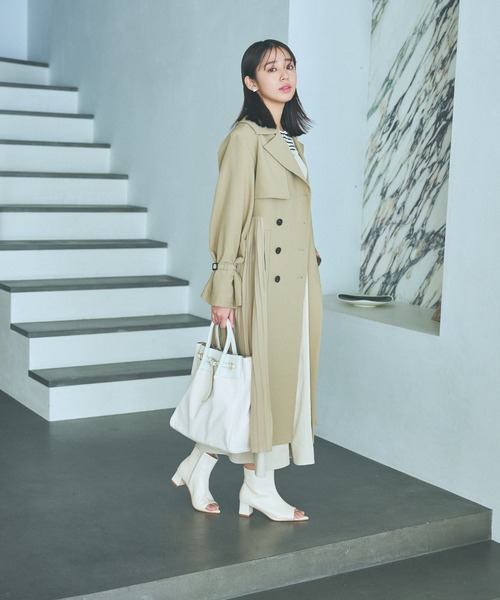 mysty woman（ミスティウーマン）の「オープントゥブーツ 994079（ブーツ・レディース・アイボリー/ブラック・LARGE/MEDIUM）」の10枚目の写真