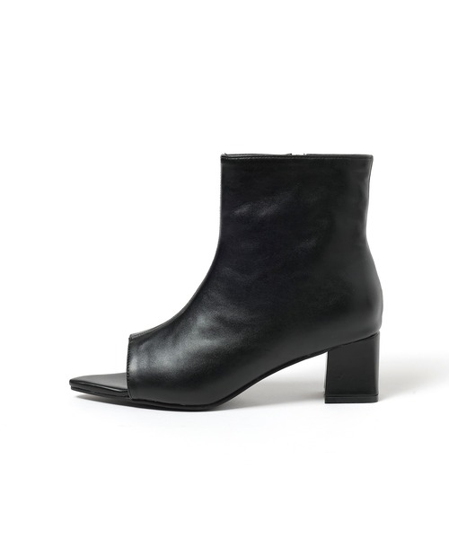 mysty woman（ミスティウーマン）の「オープントゥブーツ 994079（ブーツ・レディース・アイボリー/ブラック・LARGE/MEDIUM）」の18枚目の写真