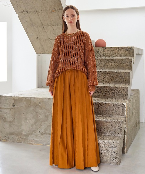 seyto(セイト)の「Openwork sequential call knit / オープンワークスパンコールニット(ニット/セーター・メンズ・ブラック/グレー/ブラウン・1/3/2)」の19枚目の写真