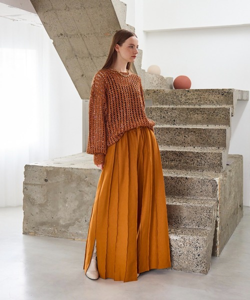 seyto(セイト)の「Openwork sequential call knit / オープンワークスパンコールニット(ニット/セーター・メンズ・ブラック/グレー/ブラウン・1/3/2)」の20枚目の写真