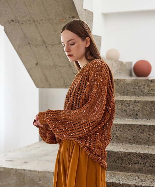 seyto（セイト）の「Openwork sequential call knit / オープンワーク