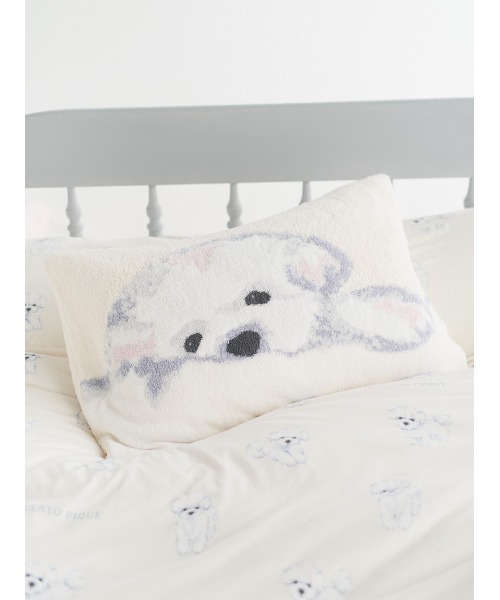 正規品♡【Sleep】シーズー柄 プリント毛布♡オフホワイト gelato pique - 正規品♡ 【Sleep】シーズー柄 プリント毛布