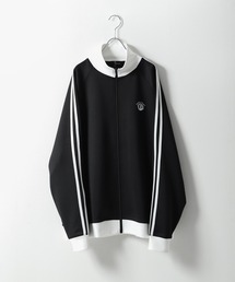 ZIP FIVE | 袖サイドラインワンポイント刺繍 トラックジャケット/ジャージ(ジャージ)