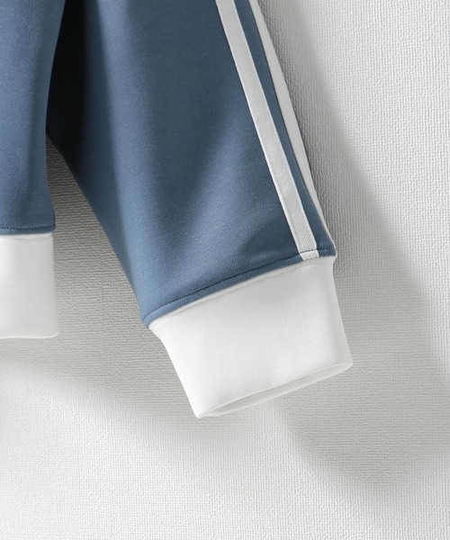 ZIP FIVE（ジップファイブ）の「【ZIP FIVE】 袖サイドライン ワンポイント 刺繍 長袖 トラックジャケット / ジャージ（ジャージ・メンズ・ホワイト/ブルー/ブラック/ベージュ・MEDIUM/LARGE）」の19枚目の写真