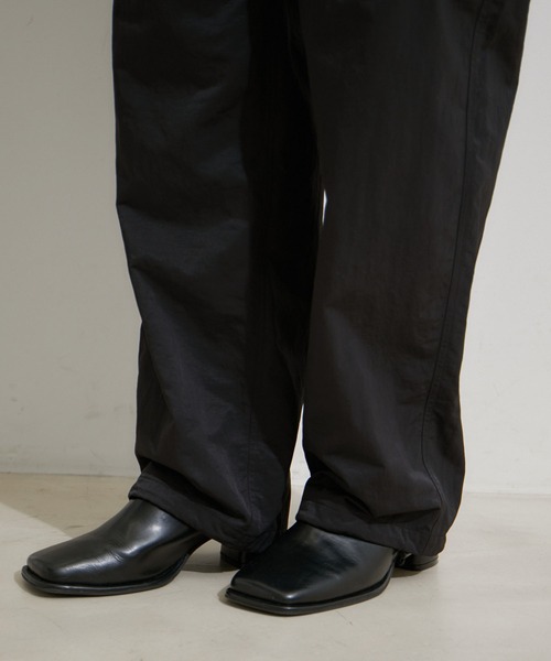 VIS（ビス）の「【洗える】ベルト付ナイロンカーゴパンツ（カーゴパンツ・レディース・キナリ/ブラック/オレンジ系その他4・M/S）」の20枚目の写真