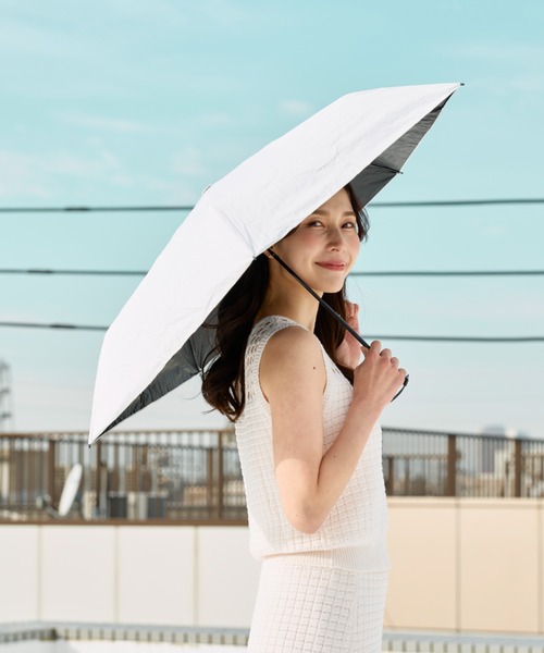 マジで軽い傘 遮光100％ 超軽量 晴雨兼用折りたたみ日傘 ”50cm