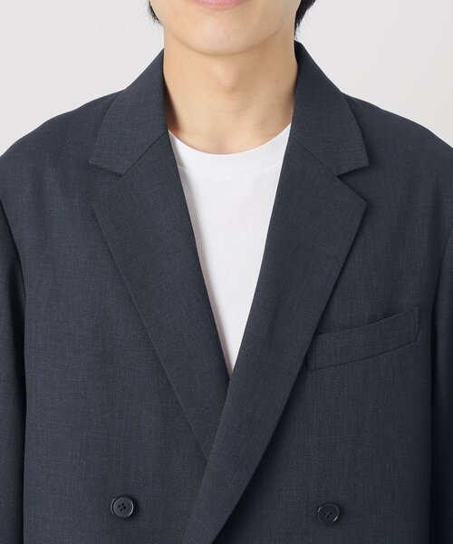 JOURNAL STANDARD relume（ジャーナルスタンダード　レリューム）の「バスケットダブルブレストジャケット（テーラードジャケット・メンズ・ブラック/ベージュ/ネイビー・MEDIUM/LARGE）」の20枚目の写真