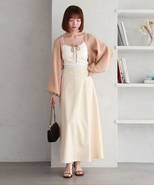 archives（アルシーヴ）の「マルチwayラメリブニットボレロ（カーディガン/ボレロ・レディース・オフホワイト/グレー/ブルー/ブラック/オレンジ・MEDIUM）」の22枚目の写真