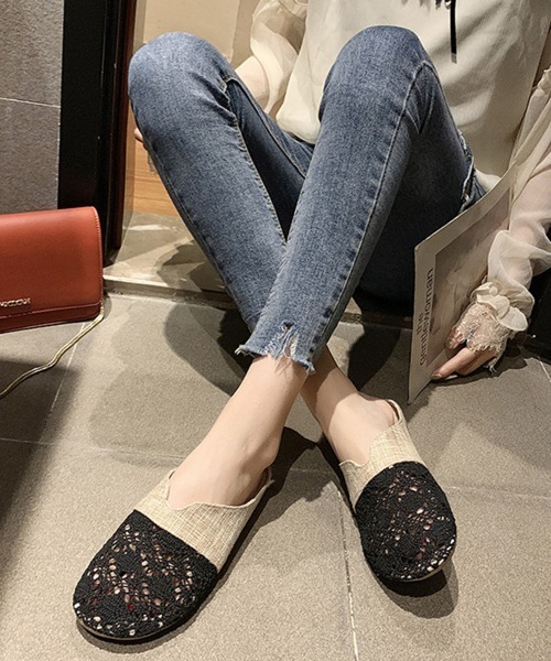 Miniministore(ミニミニストア)の「ミュールサンダル レディース ぺたんご(サンダル・レディース・ブラック/ベージュ・22.5cm/23.0cm/24.5cm/23.5cm/24.0cm/25.0cm)」の14枚目の写真