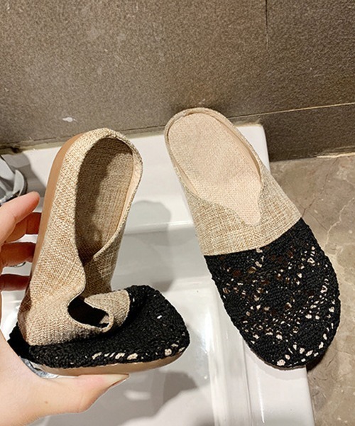 Miniministore(ミニミニストア)の「ミュールサンダル レディース ぺたんご(サンダル・レディース・ブラック/ベージュ・22.5cm/23.0cm/24.5cm/23.5cm/24.0cm/25.0cm)」の15枚目の写真