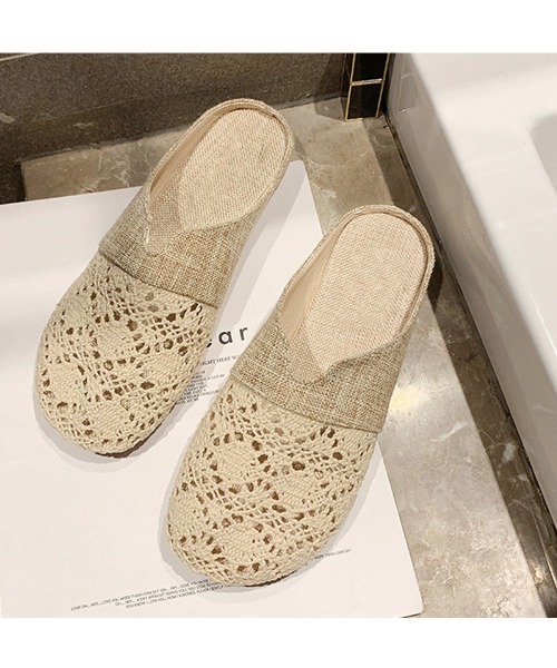 Miniministore(ミニミニストア)の「ミュールサンダル レディース ぺたんご(サンダル・レディース・ブラック/ベージュ・22.5cm/23.0cm/24.5cm/23.5cm/24.0cm/25.0cm)」の8枚目の写真