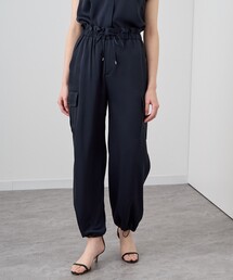 ANAYI | 【セットアップ対応商品】ストレッチサテンカーゴパンツ(カーゴパンツ)