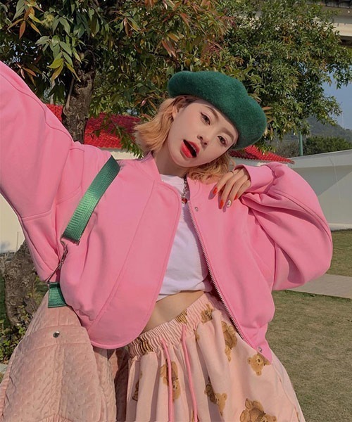 Mayree（メイリー）の「【Mayree】ピンクブルゾンジャケット（ブルゾン