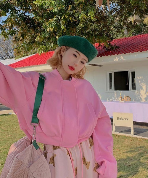 Mayree（メイリー）の「【Mayree】ピンクブルゾンジャケット（ブルゾン