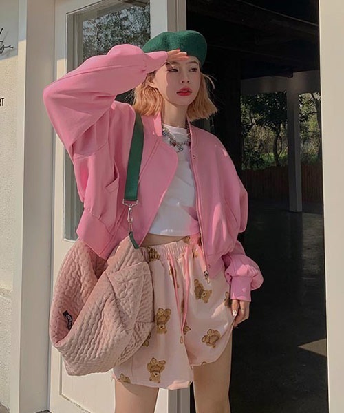 Mayree（メイリー）の「【Mayree】ピンクブルゾンジャケット（ブルゾン