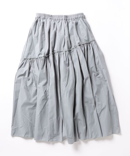 NICOLE white（ニコルホワイト）の「切替アシンメトリースカート（スカート・レディース・ブラック/カーキ/サックスブルー・FREE）」の22枚目の写真