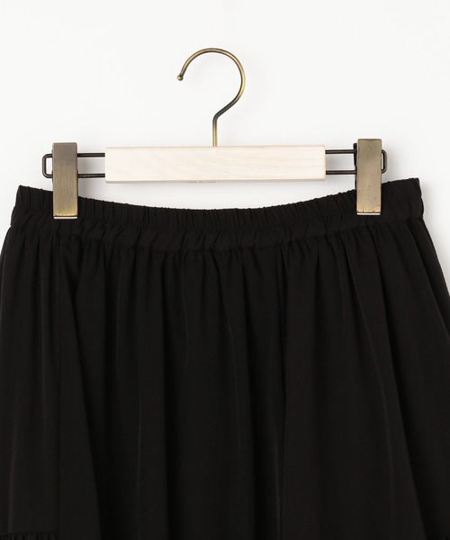 NICOLE white（ニコルホワイト）の「切替アシンメトリースカート（スカート・レディース・ブラック/カーキ/サックスブルー・FREE）」の8枚目の写真