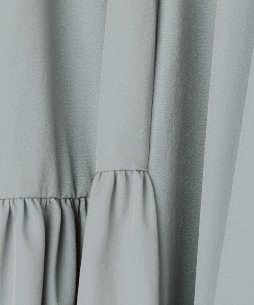 NICOLE white（ニコルホワイト）の「切替アシンメトリースカート（スカート・レディース・ブラック/カーキ/サックスブルー・FREE）」の11枚目の写真