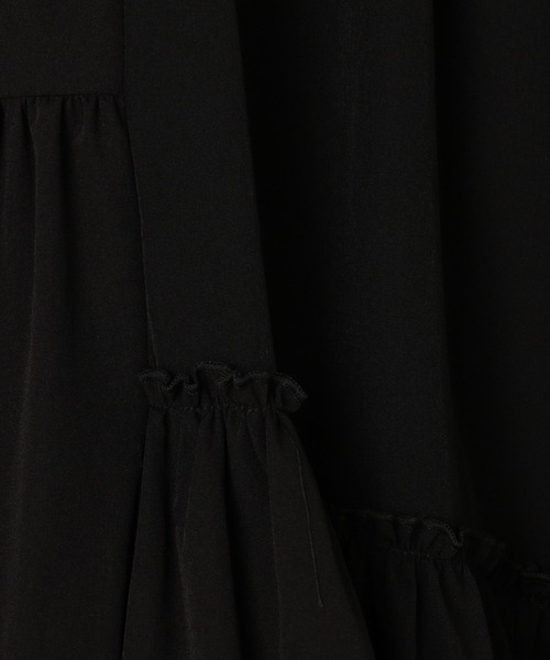 NICOLE white（ニコルホワイト）の「切替アシンメトリースカート（スカート・レディース・ブラック/カーキ/サックスブルー・FREE）」の12枚目の写真