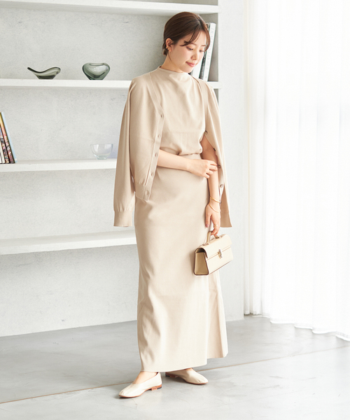 plage（プラージュ）の「Luster mermaid スカート（スカート・レディース・ネイビー/ベージュ・38/34）」の5枚目の写真