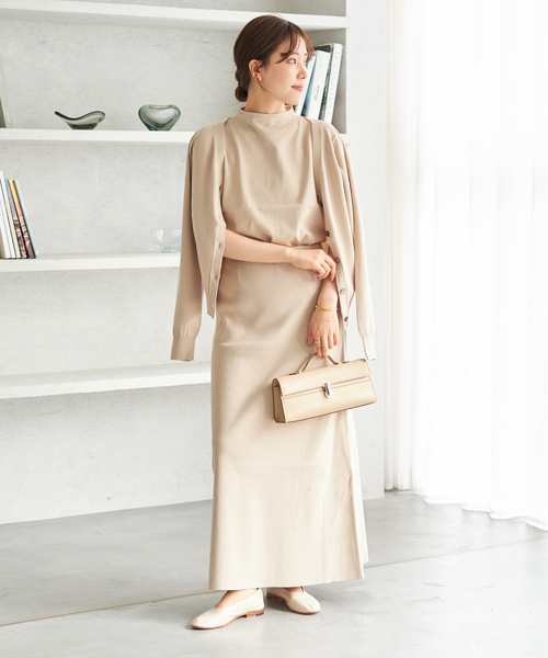 plage（プラージュ）の「Luster mermaid スカート（スカート・レディース・ネイビー/ベージュ・38/34）」の6枚目の写真