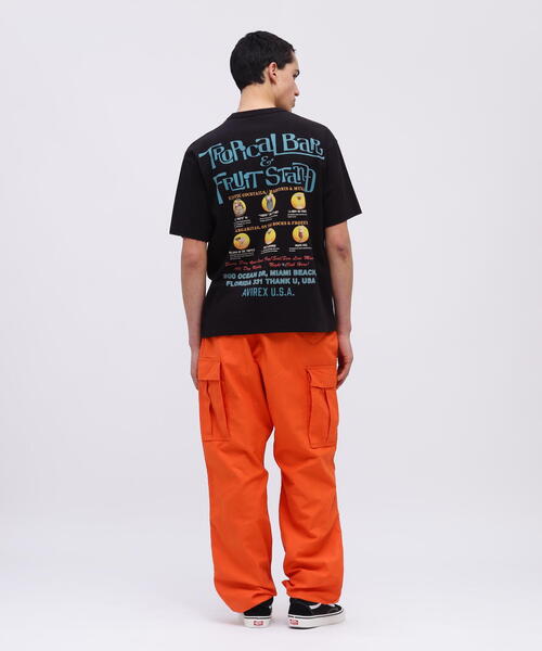 AVIREX（アヴィレックス）の「BIKINI COUNTY T-SHIRT COCKTAIL / ビキニ カウンティ Tシャツ カクテル / AVIREX / アヴィレックス（Tシャツ/カットソー・メンズ・ホワイト/ブラック/パープル・X-LARGE/LARGE/MEDIUM/XX-LARGE/2XL/XL/M/L）」の5枚目の写真