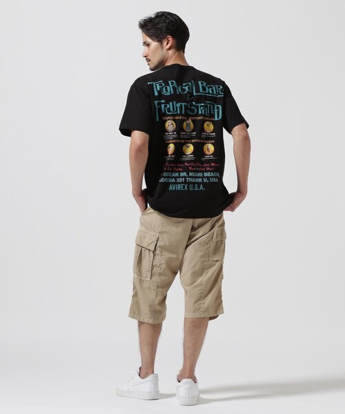 AVIREX（アヴィレックス）の「BIKINI COUNTY T-SHIRT COCKTAIL / ビキニ カウンティ Tシャツ カクテル / AVIREX / アヴィレックス（Tシャツ/カットソー・メンズ・ホワイト/ブラック/パープル・X-LARGE/LARGE/MEDIUM/XX-LARGE/2XL/XL/M/L）」の9枚目の写真