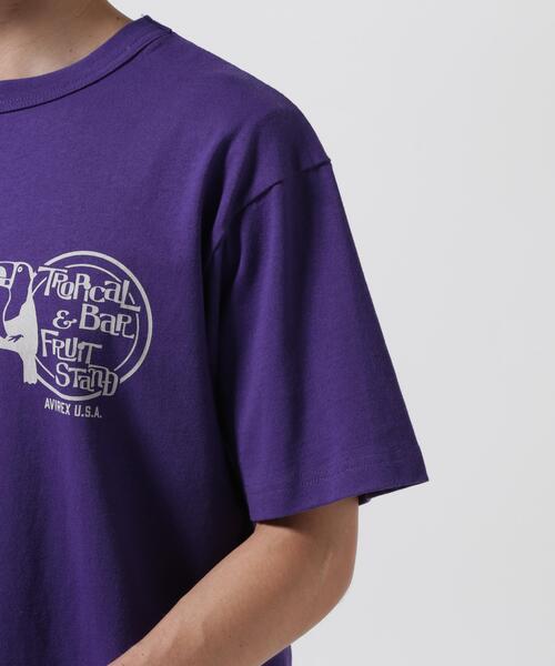 AVIREX(アヴィレックス)の「BIKINI COUNTY T-SHIRT COCKTAIL / ビキニ カウンティ Tシャツ カクテル / AVIREX / アヴィレックス(Tシャツ/カットソー・メンズ・ホワイト/ブラック/パープル・X-LARGE/LARGE/MEDIUM/XX-LARGE/2XL/XL/M/L)」の7枚目の写真