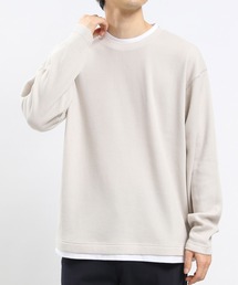 GLOBAL WORK Smile Seed Store | 速乾ワッフルレイヤード長袖/991885(Tシャツ/カットソー)