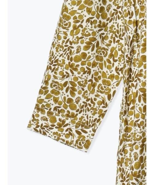 sm2rhythm（サマンサモスモスリズム）の「花柄プリントレギュラーカラーワンピース（ワンピース・レディース・ブルー/ブラック/イエロー・F）」の7枚目の写真