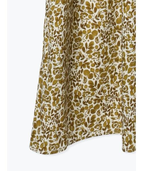 sm2rhythm（サマンサモスモスリズム）の「花柄プリントレギュラーカラーワンピース（ワンピース・レディース・ブルー/ブラック/イエロー・F）」の8枚目の写真