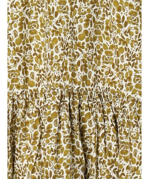 sm2rhythm（サマンサモスモスリズム）の「花柄プリントレギュラーカラーワンピース（ワンピース・レディース・ブルー/ブラック/イエロー・F）」の5枚目の写真