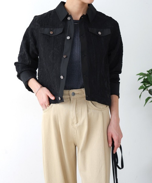 【セール】レースブルゾン（ブルゾン）｜Bou Jeloud（ブージュルード）