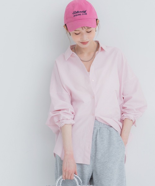 ドルマンスリーブテールカットオックスシャツ（シャツ/ブラウス