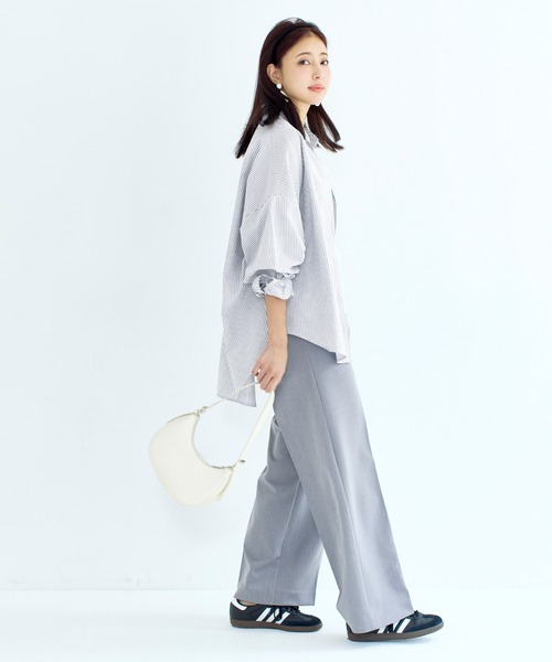 ドルマンスリーブテールカットオックスシャツ（シャツ/ブラウス