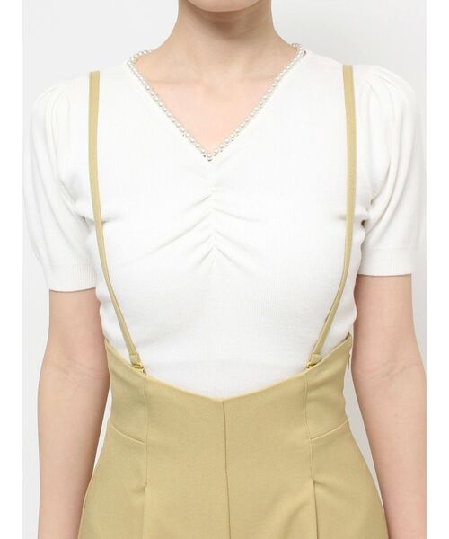 RESEXXY（リゼクシー）の「バックレースアップワイドパンツ（その他パンツ・レディース・イエロー/ブラック/アイボリー・FREE）」の22枚目の写真