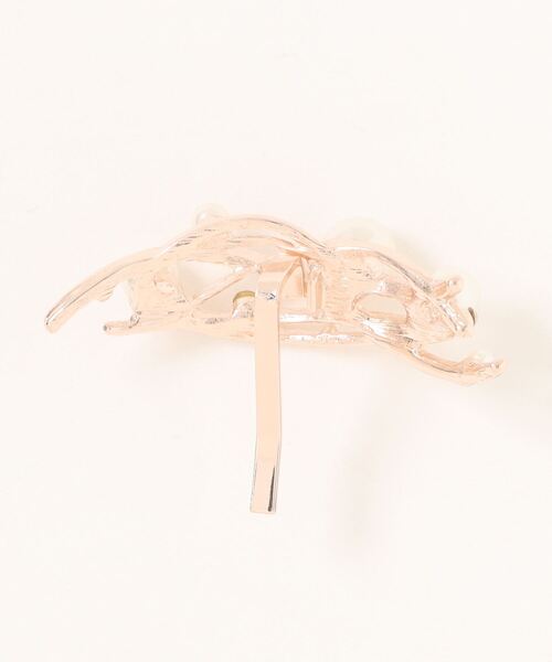 Three Four Time(スリーフォータイム)の「パールメタルラインヘアカフ【結婚式/パーティ/フォーマル/デイリー】(ヘアゴム・レディース・ゴールド/ピンクゴールド・FREE)」の4枚目の写真