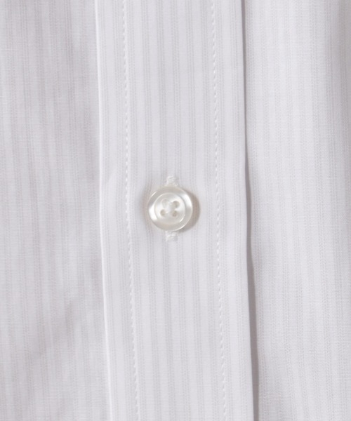 FOUND GOOD（ファウンドグッド）の「長袖レギュラーフィットストライプシャツ（シャツ/ブラウス・メンズ・ブルー系/ブルー系1/グレー系/ホワイト系5・XL/S/M/L）」の8枚目の写真